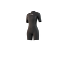 Mystic - Womens Brand 3/2mm Shorty Back Zip - Black - 2024 Mystic