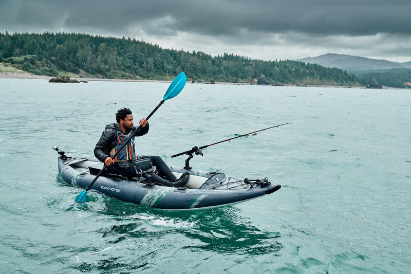 Aquaglide Blackfoot Angler 130 1 Person Inflatable Kayak