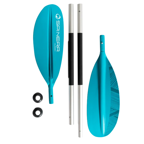 Classic Aluminium Kayak Paddle - 4pc 230cm Spinera