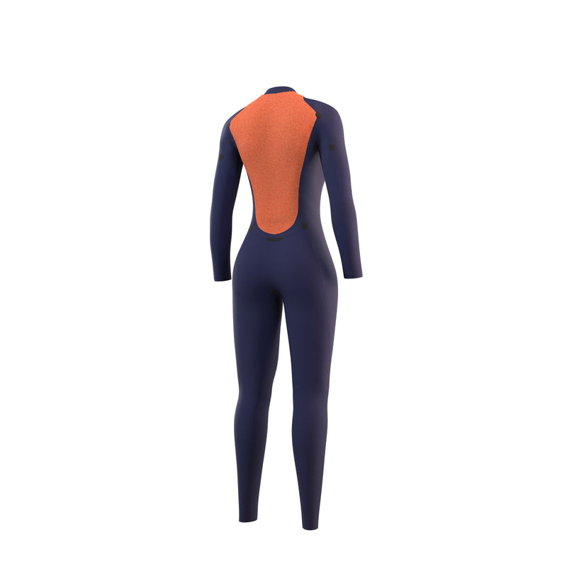 Womens Star 3/2mm Back Zip Wetsuit- Night Blue - 2024 Mystic
