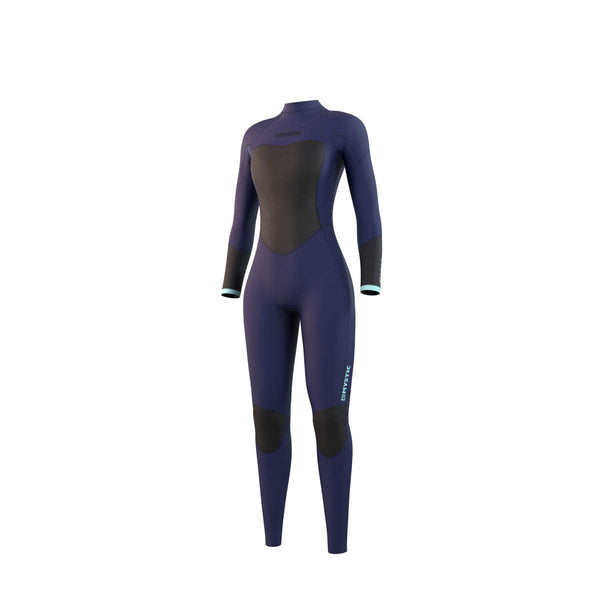 Womens Star 3/2mm Back Zip Wetsuit- Night Blue - 2024 Mystic