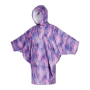 Womens Poncho - Black/Purple Mystic