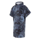 Poncho Velours AOP - Blue Mystic