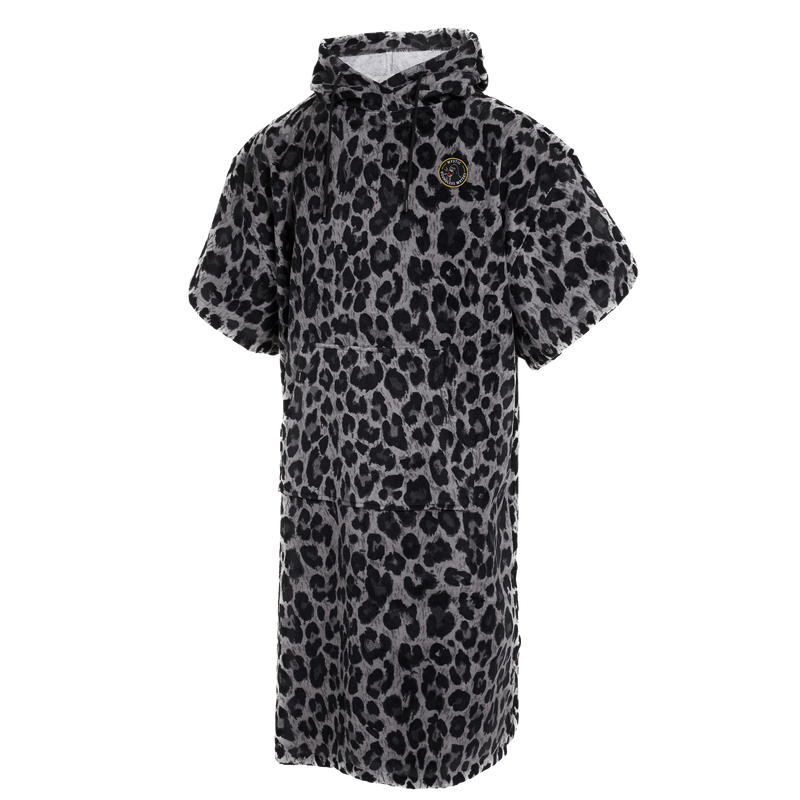 Poncho Velours AOP - Black Mystic