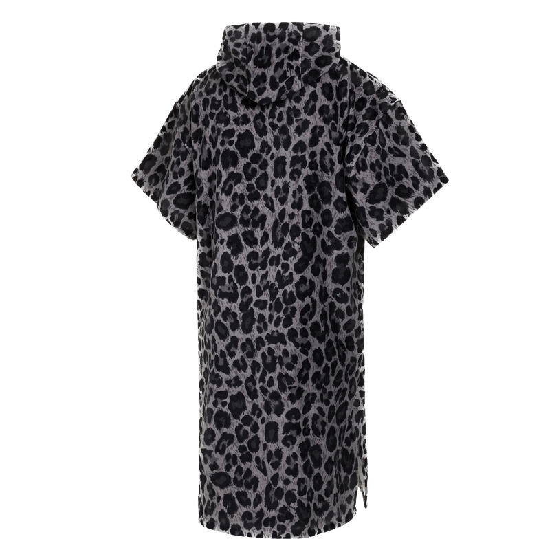Poncho Velours AOP - Black Mystic