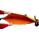 YakAttack - Insulated Fish Cooler Bag with Drain Plug - 38”x13” - Orange