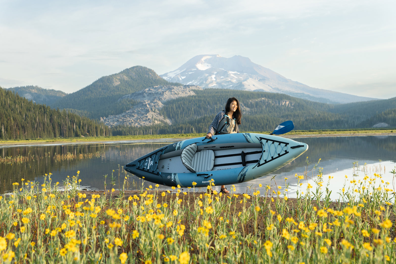 Aquaglide Cirrus Ultralight 110 1 Person Inflatable Kayak