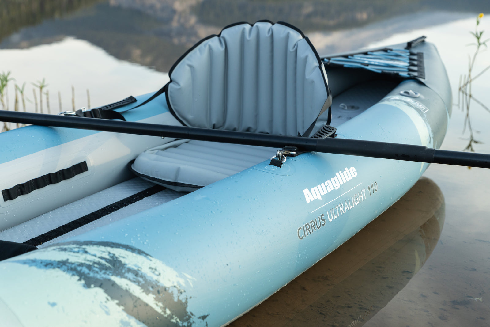 Aquaglide Cirrus Ultralight 110 1 Person Inflatable Kayak