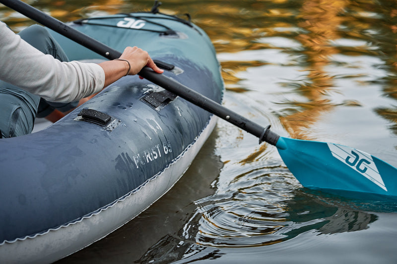 Backwoods Purist 65 - Ultralight Inflatable Fishing Kayak Aquaglide