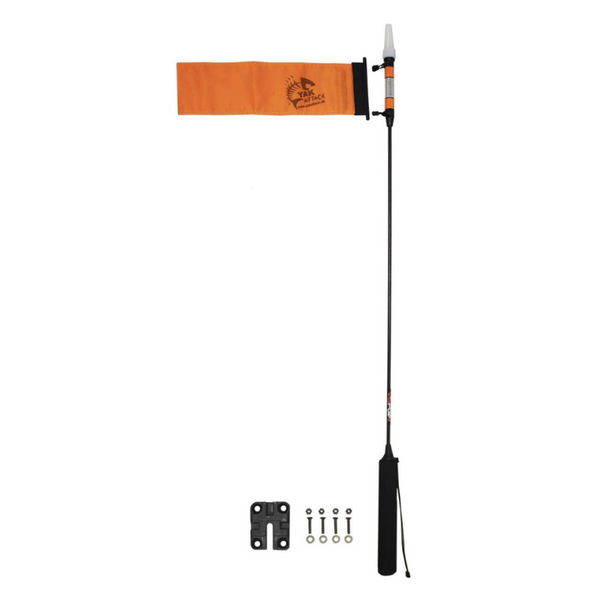 YakAttack | VISIPole II™ - GearTrac™ Ready - Includes Flag and Mighty Mount | Paddle Outlet 