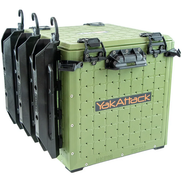 YakAttack - 13x13 BlackPak Pro - Olive Green | Paddle Outlet