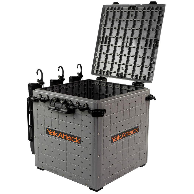 BlackPak Pro Kayak Fishing Crate - 13x13 - Battleship Grey YakAttack