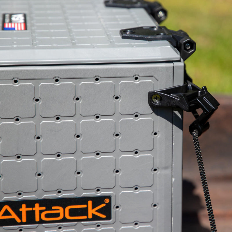 BlackPak Pro Kayak Fishing Crate - 13x13 - Battleship Grey YakAttack