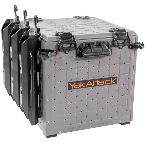 BlackPak Pro Kayak Fishing Crate - 13x13 - Battleship Grey YakAttack