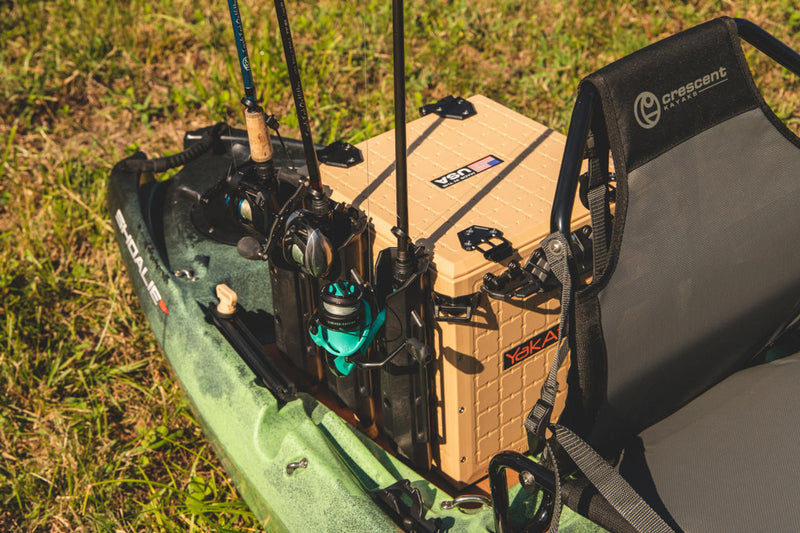 YakAttack - 13x13 BlackPak Pro - Desert Sand | Paddle Outlet | 4