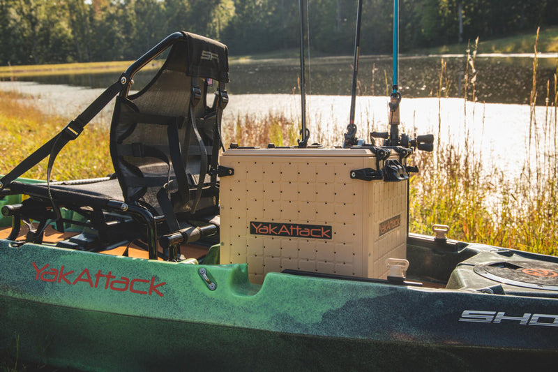 YakAttack - 13x13 BlackPak Pro - Desert Sand | Paddle Outlet | 5