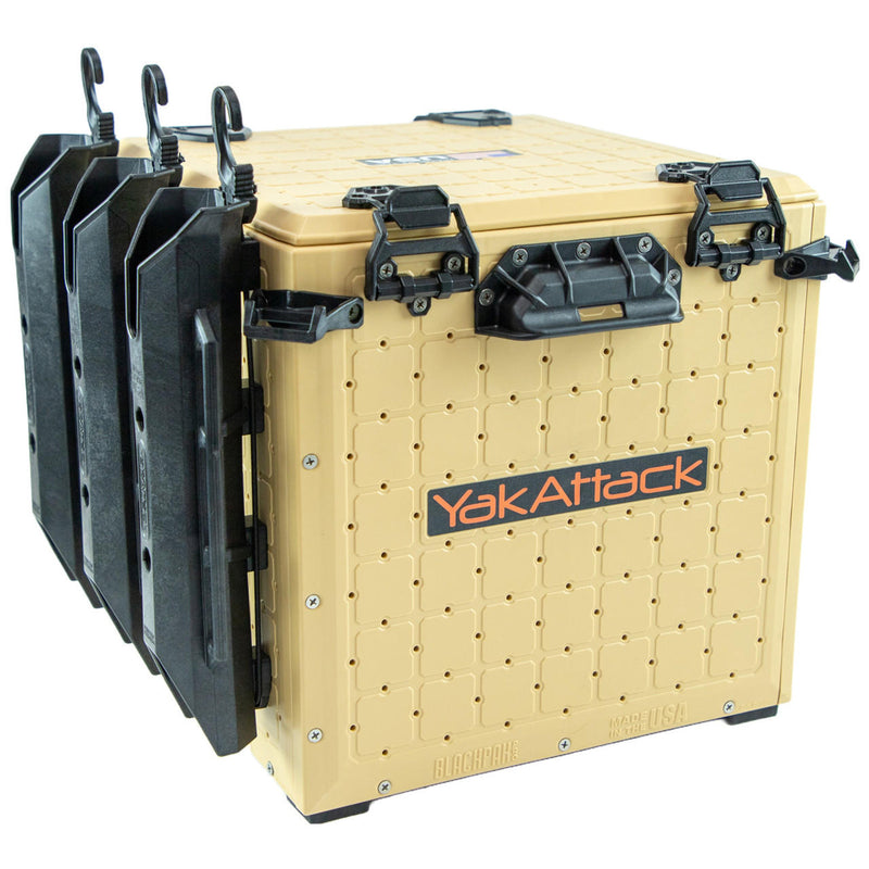 YakAttack - 13x13 BlackPak Pro - Desert Sand | Paddle Outlet | 1