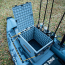 BlackPak Pro Kayak Fishing Crate - 13x16 - Battleship Grey YakAttack