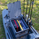 BlackPak Pro Kayak Fishing Crate - 13x16 - Battleship Grey YakAttack