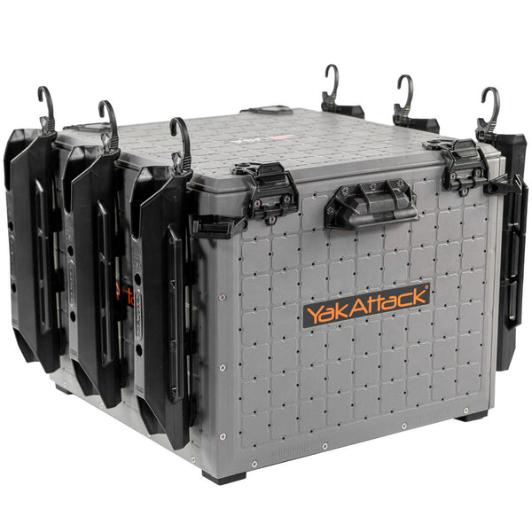 BlackPak Pro Kayak Fishing Crate - 16x16 - Battleship Grey YakAttack