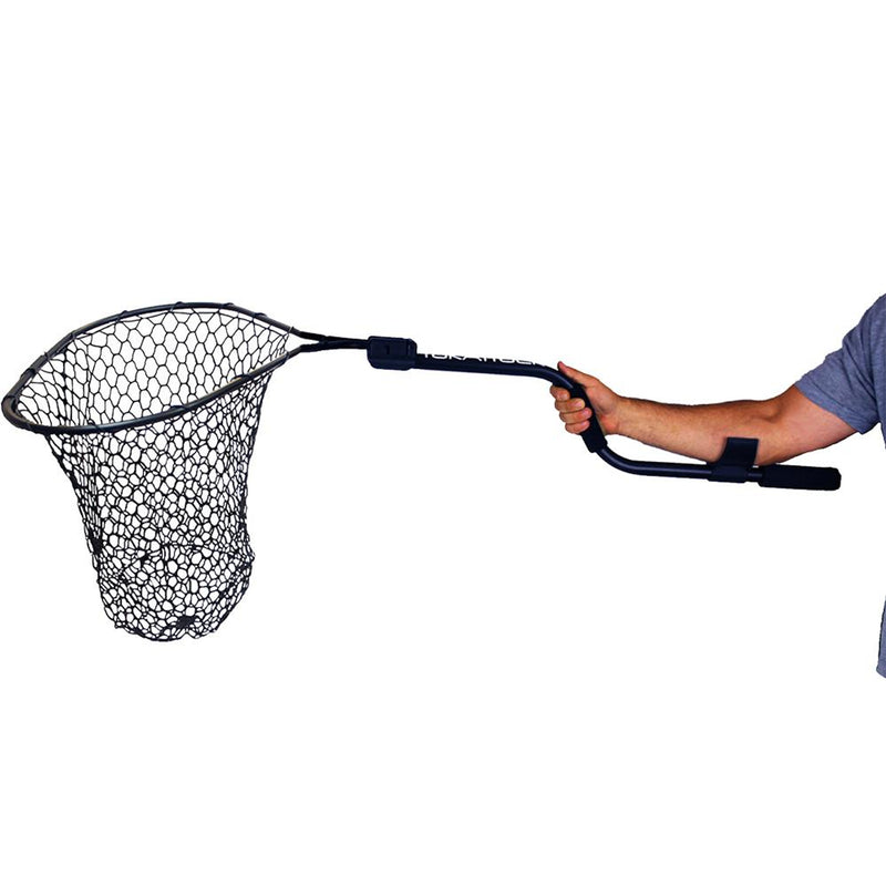 YakAttack - Leverage Landing Net, 20" X 21" Hoop - With Foam Extension | Paddle Outlet