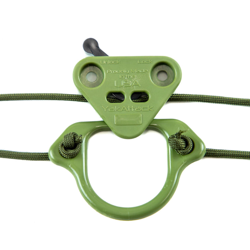 YakAttack - LeverLoc Anchor Trolley - Olive Green | Paddle Outlet 2