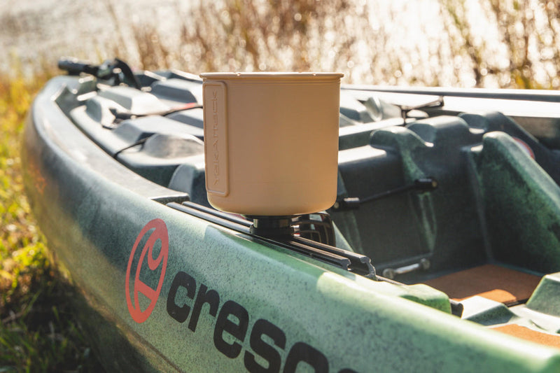 YakAttack - MultiMount Cup Holder - Desert Sand | Paddle Outlet 1