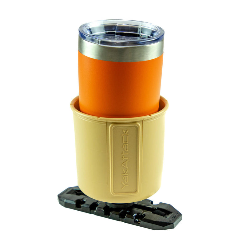 YakAttack - MultiMount Cup Holder - Desert Sand | Paddle Outlet 2