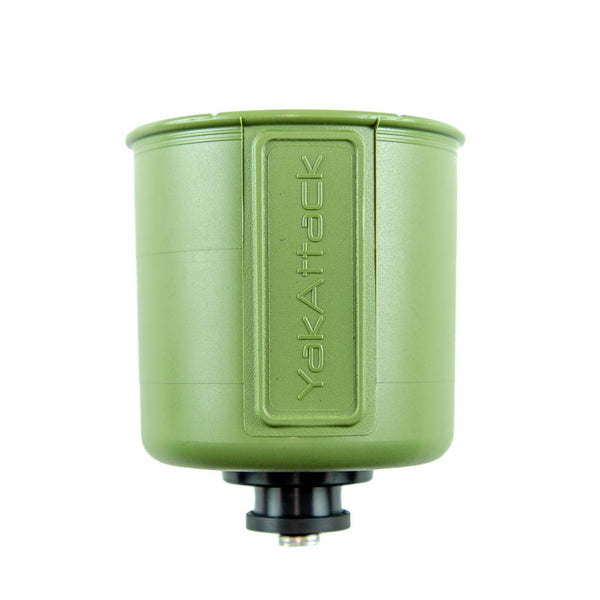 YakAttack - MultiMount Cup Holder - Olive Green | Paddle Outlet