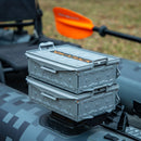 TracPak Combo Kit Two Boxes and Quick Release Base - Battleship Grey YakAttack