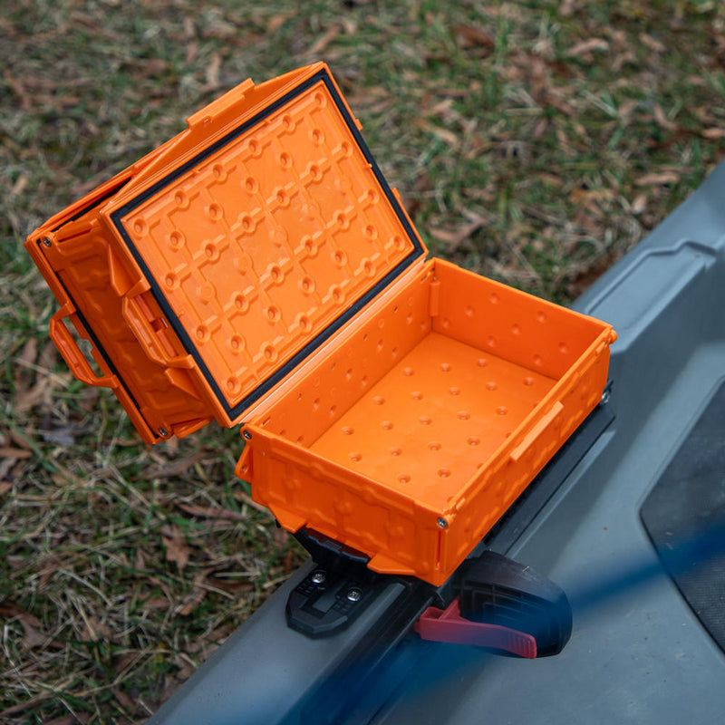 TracPak Combo Kit Two Boxes and Quick Release Base - YakAttack Orange YakAttack