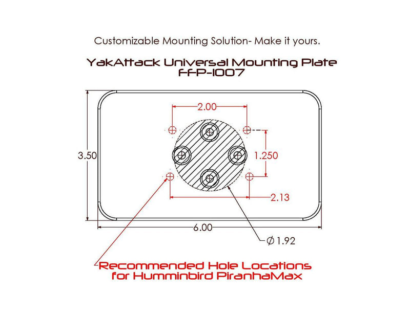 YakAttack - Universal Mounting Plate | Paddle Outlet 1