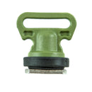 YakAttack - Vertical Tie Down - Track Mount - 2 pack - Olive Green | Paddle Outlet