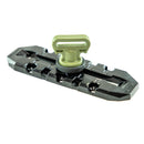 YakAttack - Vertical Tie Down - Track Mount - 2 pack - Olive Green | Paddle Outlet 4