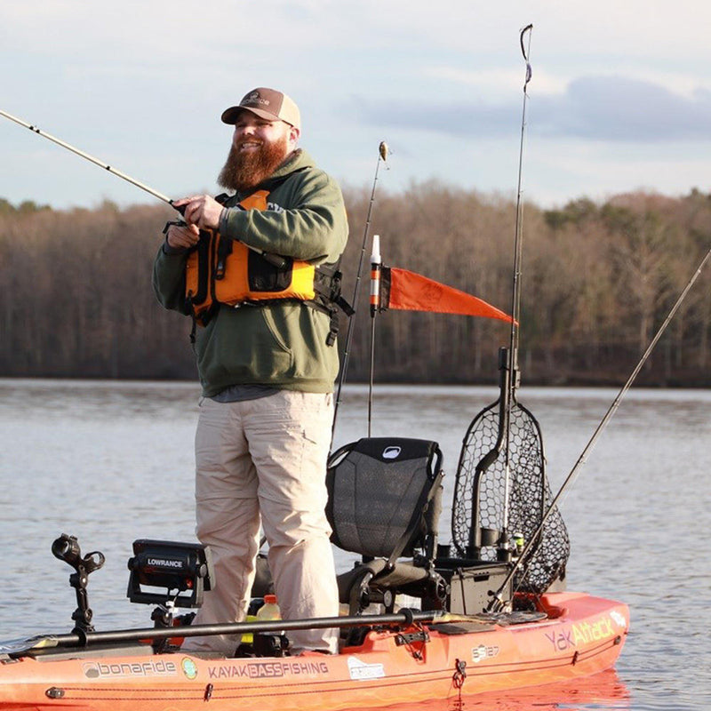 YakAttack - 6 X 18 Orange ProGlo Flag Kit | Paddle Outlet 3