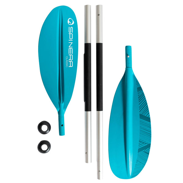 Classic Aluminium Kayak Paddle - 4pc 230cm Spinera