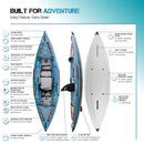 Tenaya Kayak 120 - Inflatable Touring Kayak Spinera