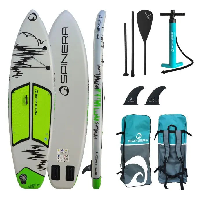 Light 10ft6 - Inflatable SUP Package Spinera