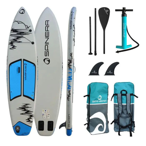 Light 11ft8 - Inflatable SUP Package Spinera