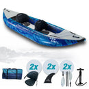 Duo 340 Package - 2 Person HDDS Kayak - 2x Paddles, Pump, Seats & Bag Spinera