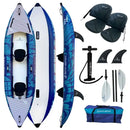 Duo 340 Package - 2 Person HDDS Kayak - 2x Paddles, Pump, Seats & Bag Spinera