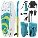 Spinera - Classic iSUP HDDS - w/ Kayak Seat, ALU Paddle, Leash, Pump & Bag - 10ft0 - Teal Spinera