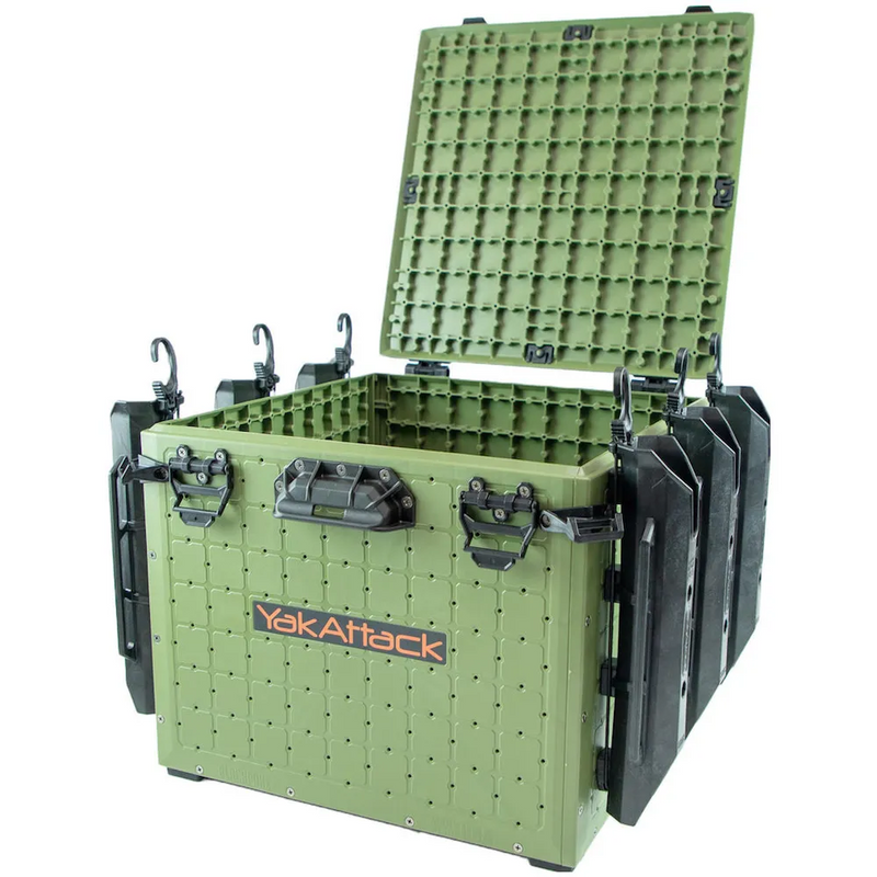 YakAttack - 16 in x16 in BlackPak Pro - Olive Green | Paddle Outlet 1