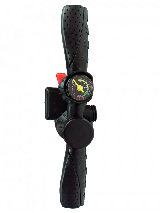 Triple Power Action Pump - Inc Gauge - Paddle Outlet