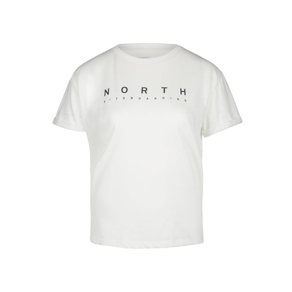 North - Womens Solo Tee - White & Grey
