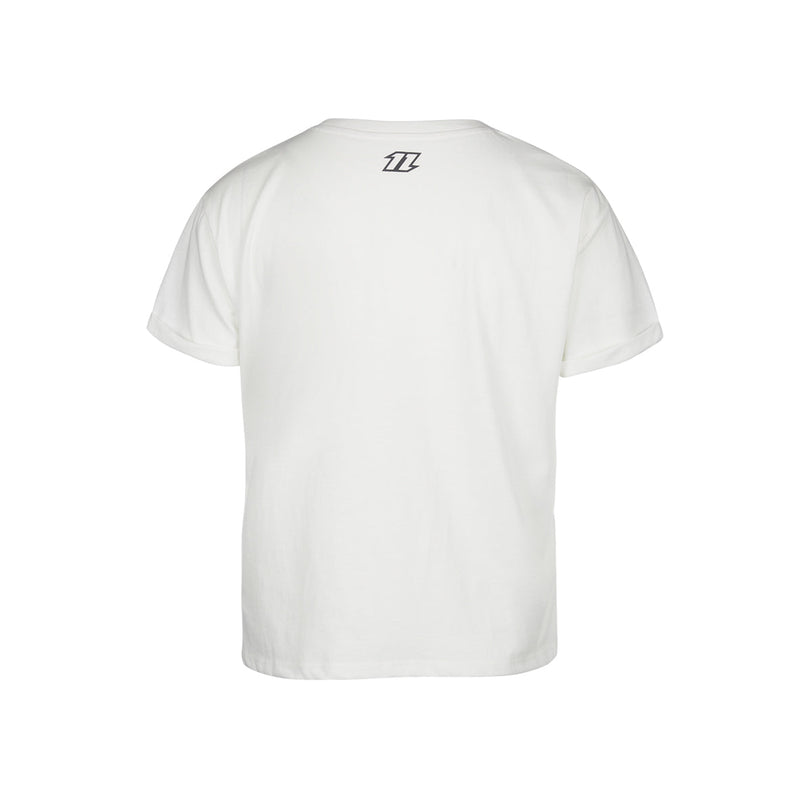 North - Womens Solo Tee - White & Grey 3
