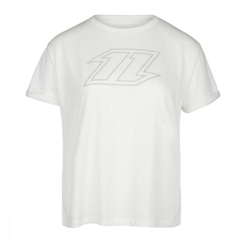 2020 - North KB - Womens Logo Tee - White & North Green 2