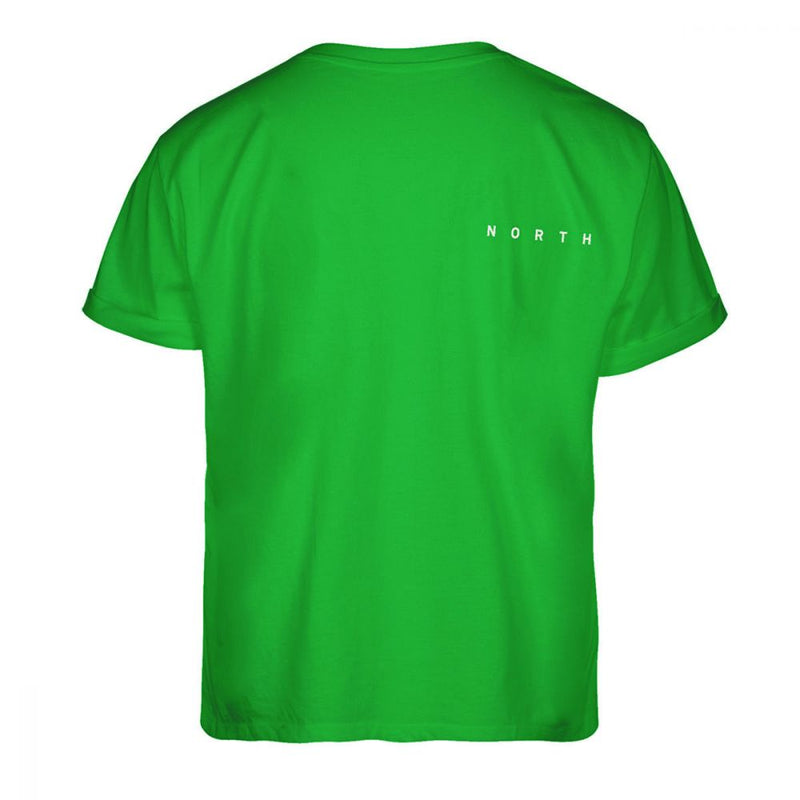 2020 - North KB - Womens Logo Tee - White & North Green 3