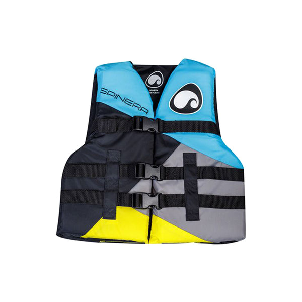 Deluxe 50N Youth Nylon Vest - Blue / Yellow - Paddle Outlet