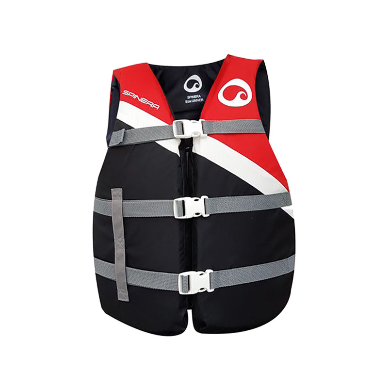 Universal Fit Nylon Vest - Black / Red - Paddle Outlet